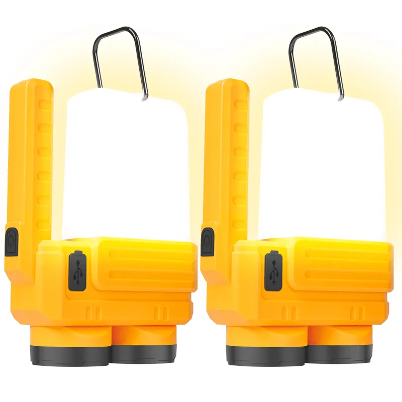 1000 Lumens Hanging Lantern Flashlight Rechargeable Handheld Spotlight