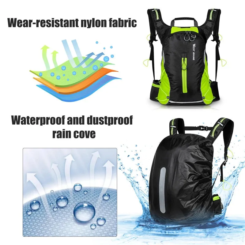 16L Sport Cycling Backpack Waterproof Ultralight Bicycle Bag Outdoor Mountaineering Hiking Climbing Travel Backpack