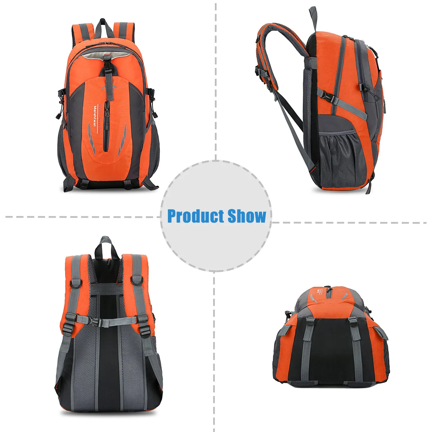 36L Outdoor Backpack Waterproof Daypack Travel Knapsack