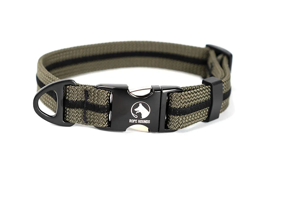 Adventure Dog Collar - Greens/Yellows