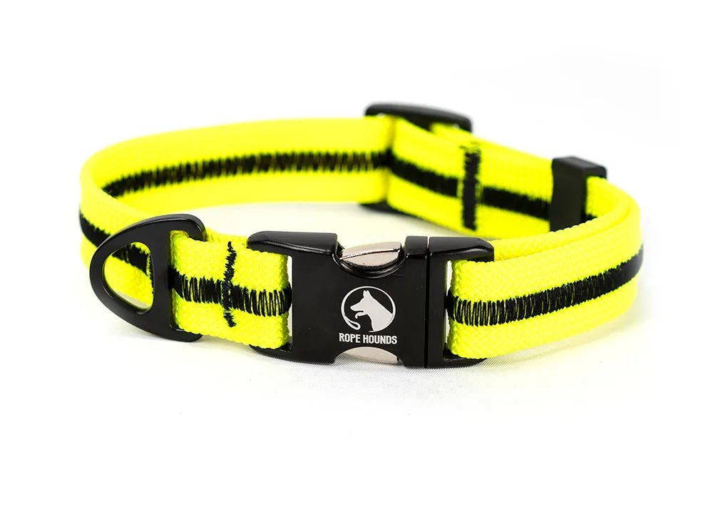 Adventure Dog Collar - Greens/Yellows