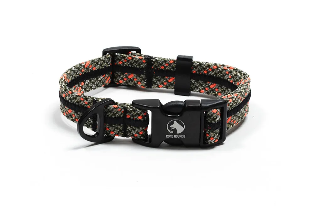 Adventure Dog Collar - Greens/Yellows