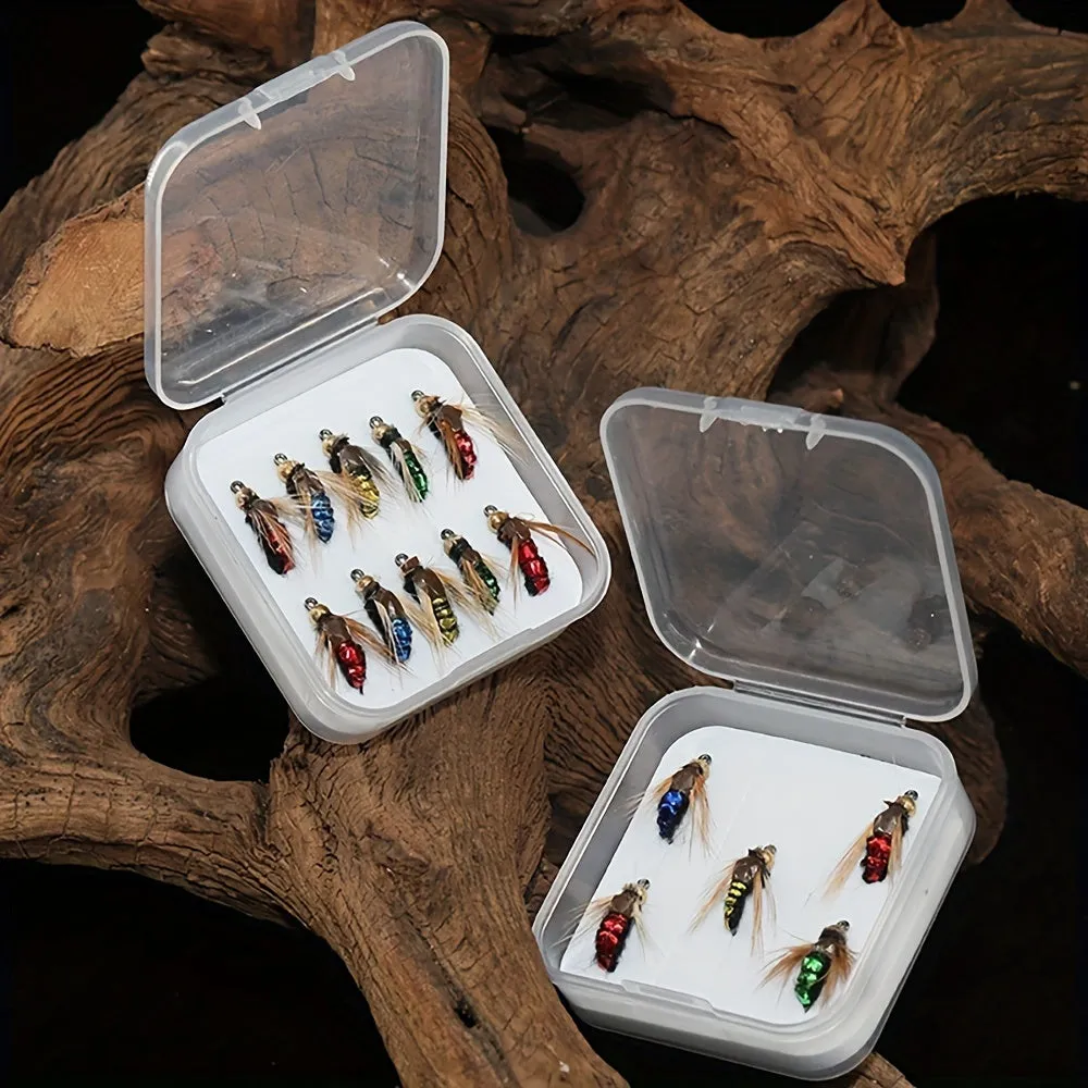 Bead Head Nymph Fly Fishing Lures with Bionic Insects