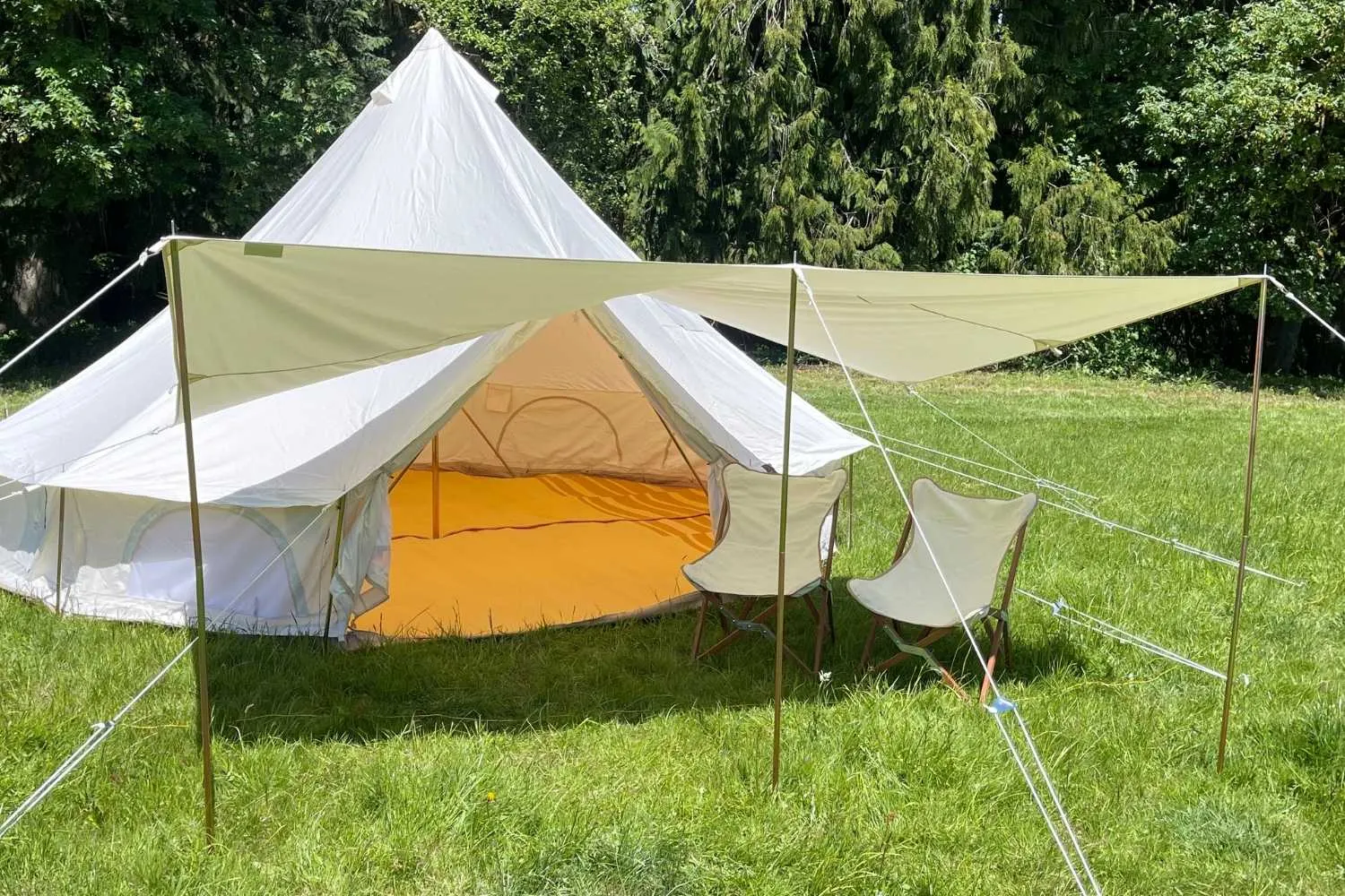 Bell Tent Awning | Entrance Canopy Cover