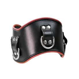 Black Leather 5" Posture Collar