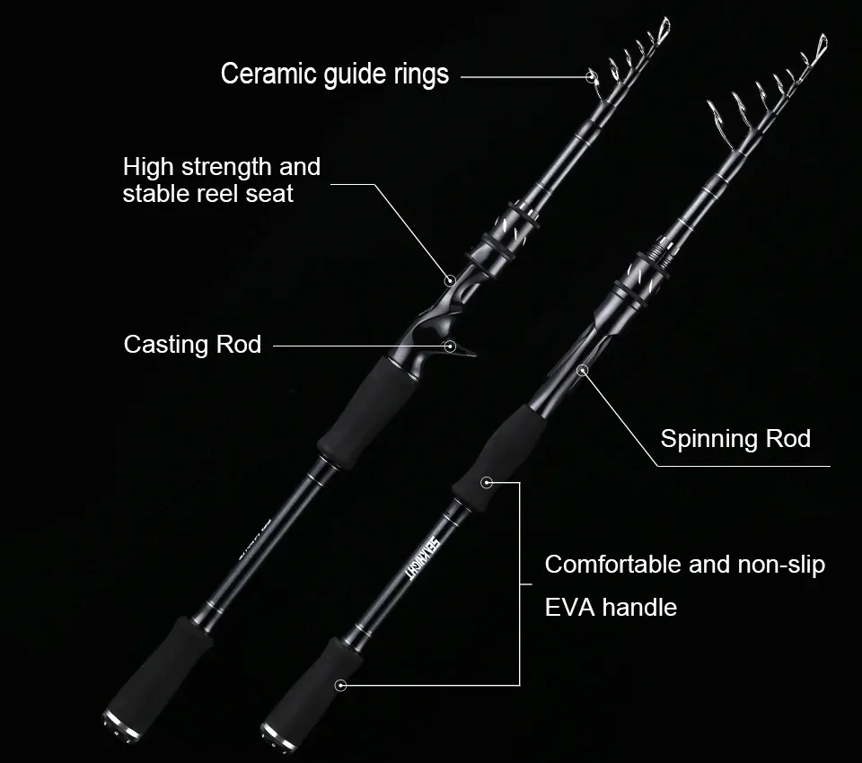 Carbon Rod Telescopic Fishing Rod