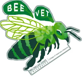 College of Veterinary Medicine Bee Vet Sticker