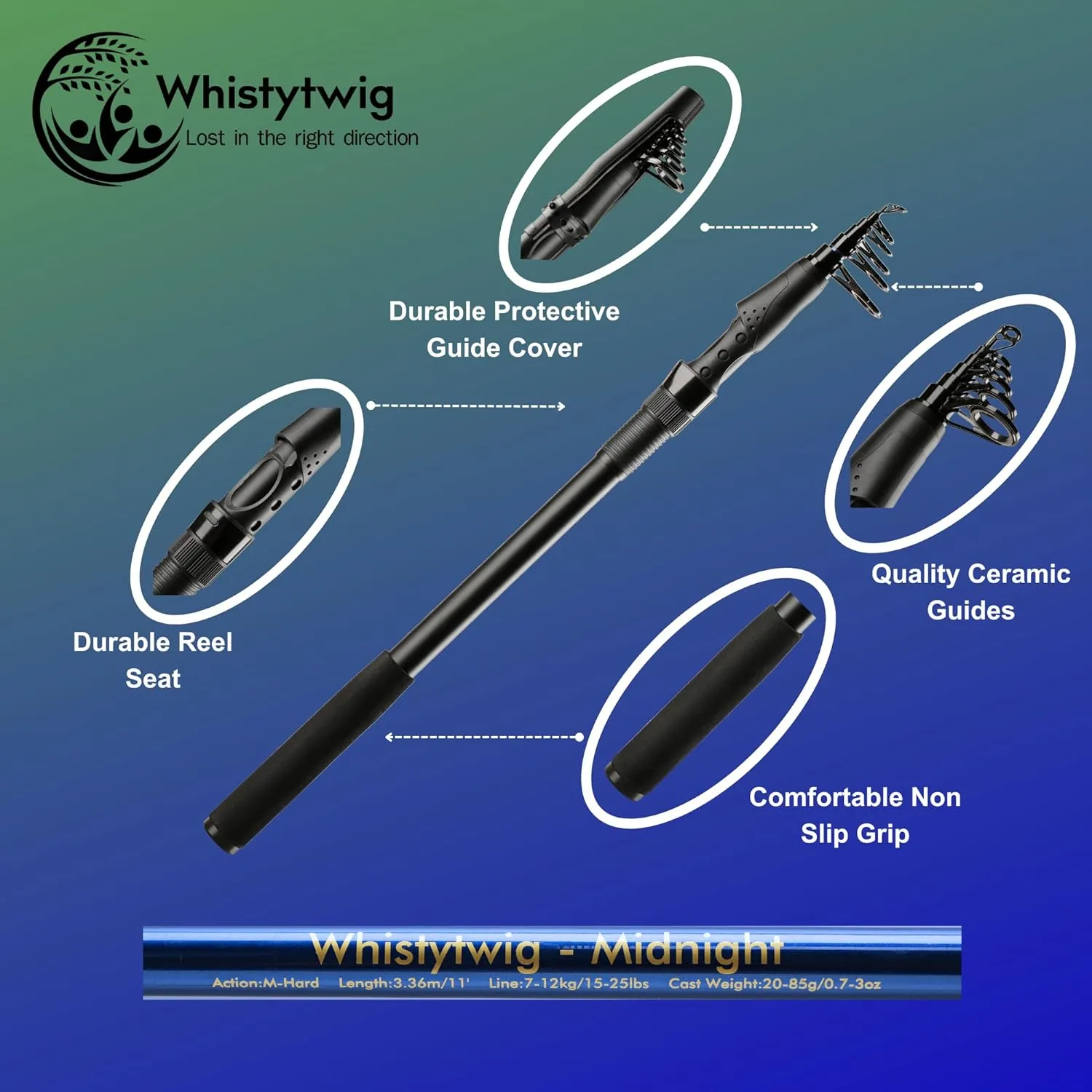 Compact Telescopic Fishing Rod