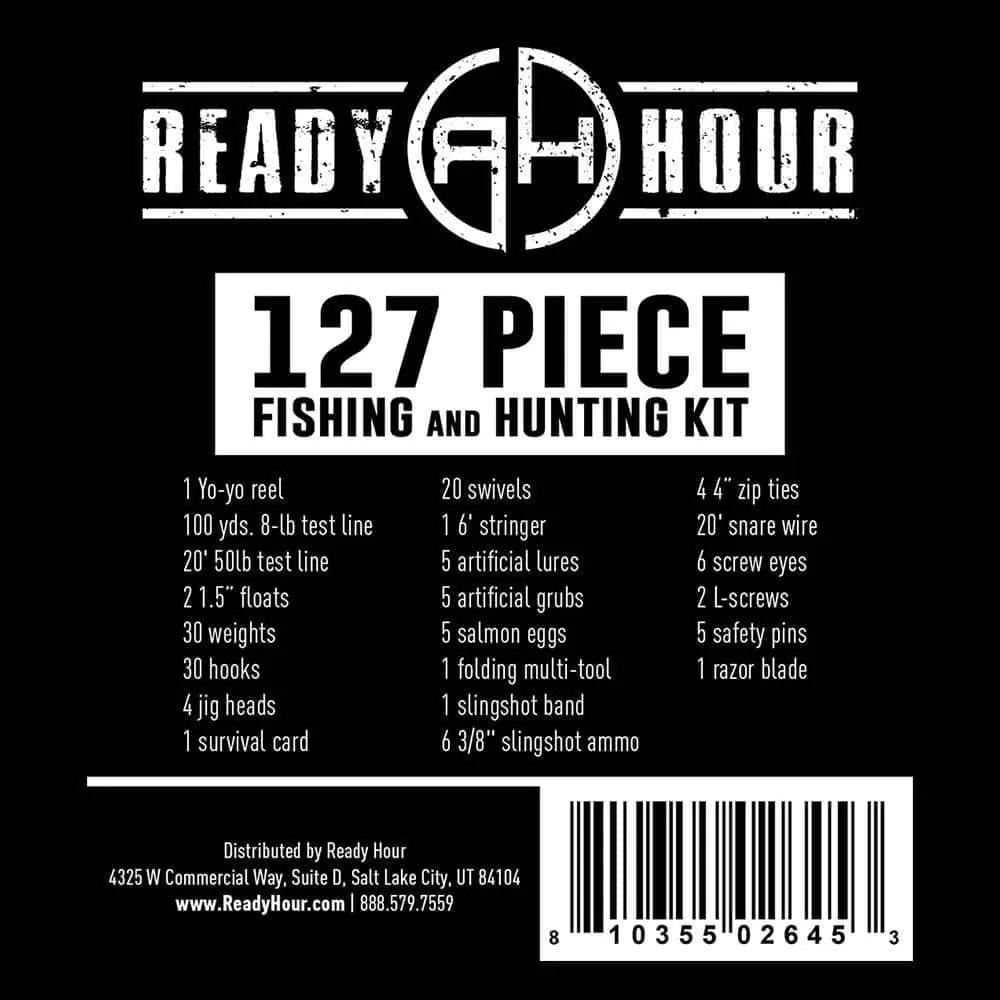 Fishing & Hunting Kit (127 pieces) by Ready Hour