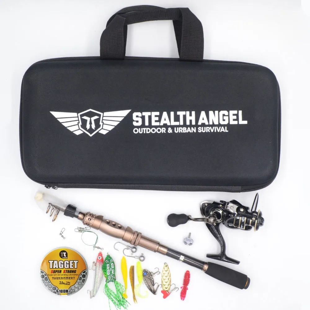 Fishing Rod Kit Pro Stealth Angel Survival