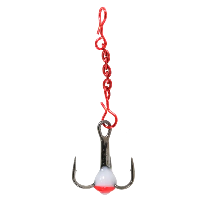 Gaff Epoxy Chain Treble Hooks 3Pack