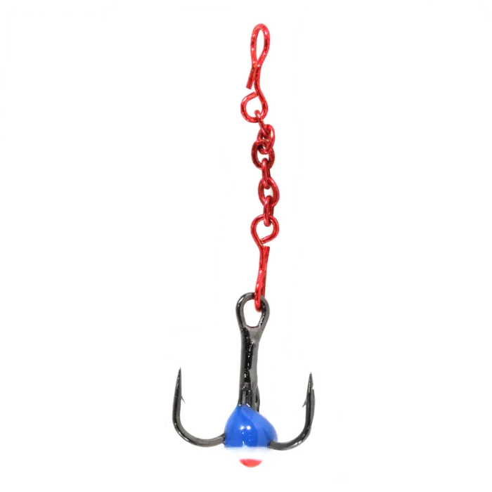 Gaff Epoxy Chain Treble Hooks 3Pack