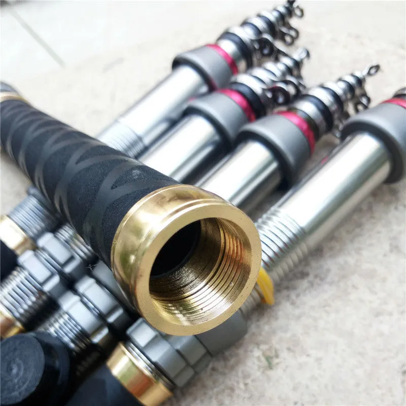 Hot Sale Mini Pocket Size Carbon Fiber Fishing Rod Telescopic Fishing Pole Sea Fishing Rod 1.3M 1.5M 1.8M 2.1M 2.4M