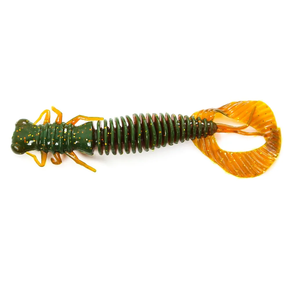 Larva Soft Fishing Lures   Artificial Lures Silicone Wobblers For Pike Swimbait Jigging Plastic Baits Worm