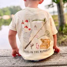 (Natural - Boys) Reel in the Memories Short Sleeve Kids Tee