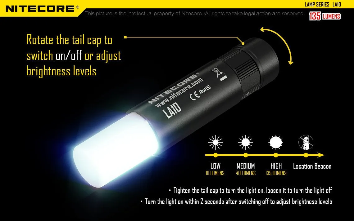 Nitecore LA10 Mini Camping LED Lantern