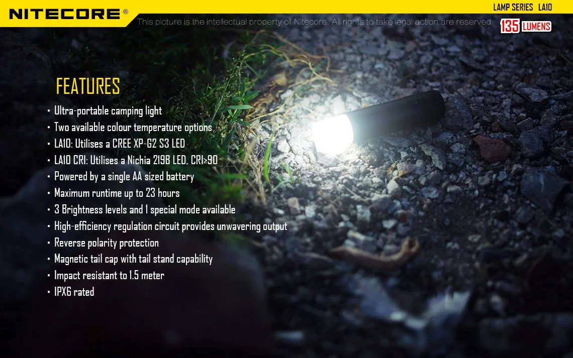 Nitecore LA10 Mini Camping LED Lantern