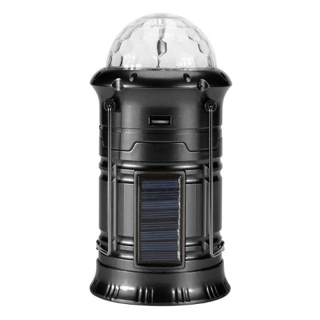 Solar LED Camping light flame disco party karaoke party camping emergency light failure foldable portable Led Flashlight lantern