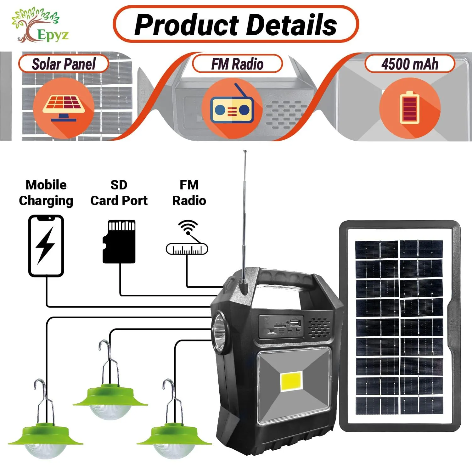 Solar Led Emergency Light Kit - Solar For Nature