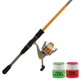 Streamside Hawk Green Rod/Reel Combo, Medium 6'6"