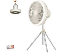 Tripod Portable Fan with Night Light