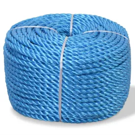 Twisted Rope Polypropylene 16 mm 100 m Blue