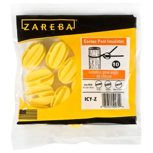 Zareba Heavy-Duty Corner Insulator - Yellow